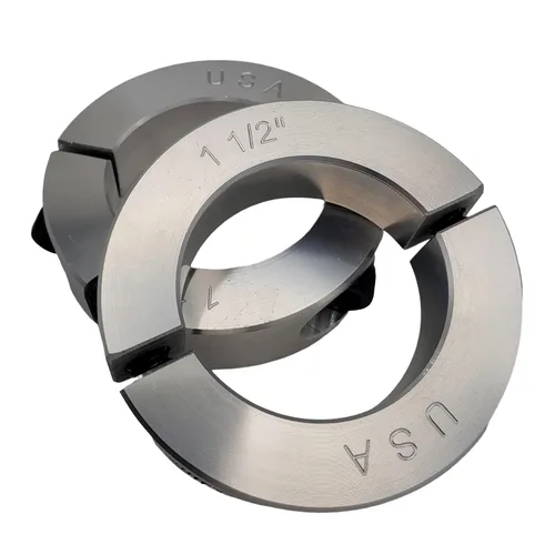 Miniatura 11 de Diámetro de orificio de 0.50 pulgadas - Abrazadera del collar de eje de dos piezas - Aluminio 2024 (paquete de 4)