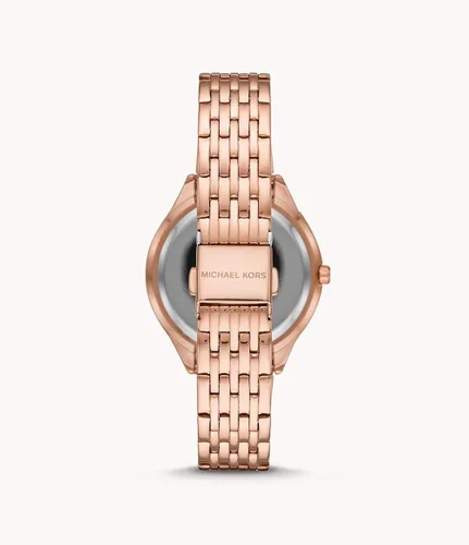 Miniatura 2 de Michael Kors MK7085 - Reloj de aleación de tono oro rosa de tres agujas para mujer