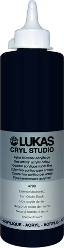 Miniatura 59 de Lukas CRYL Studio Artist - Pintura acrílica para artistas, Alizarín Carmesí, botella de 250 ml - Pinturas acrílicas de alto pigmento para pintar