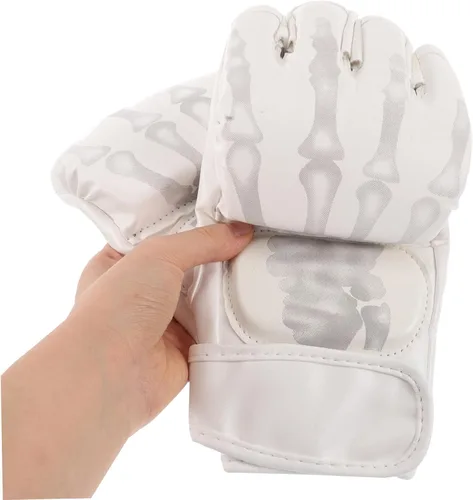 Miniatura 3 de Guantes de boxeo para hombres y mujeres, protección mejorada, guantes de medio dedo para jóvenes y adultos, equipo de entrenamiento acolchado