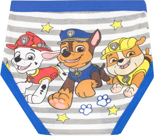 Miniatura 3 de Paw Patrol Chase Marshall and Rubble - Ropa interior para niño (5 unidades)