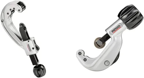 Miniatura 11 de RIDGID 31642 Modelo 152 Cortador de tubos de acción rápida (1/4 pulgadas a 2-5/8 pulgadas) + llave de tubo recta de aluminio RIDGID 31100 modelo 818