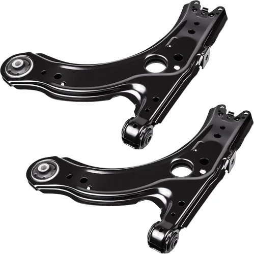 Miniatura 10 de AUQDD 2 piezas de suspensión (para sedán de 4 puertas) brazo de control inferior delantero y conjunto de rótula compatible con Volks-wagen Je-tta