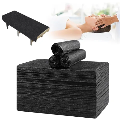Sábanas desechables de 31 x 71 pulgadas, gruesas, impermeables, de tela no tejida, para mesa de masaje, protector transpirable para terapia de