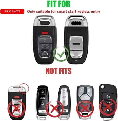 Miniatura 2 de Funda deportiva de aleación de zinc para Audi R8 Q5 Q7 S3 S4 S5 S6 S7 S8 SQ5 RS5 RS7 A4 A5 A6 A7 A8