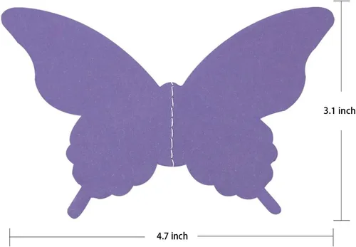 Miniatura 6 de Guirnalda de mariposas 3D de 36 pies, serpentina colgante de papel degradado rosa para bodas, fiestas de cumpleaños, baby shower, decoración