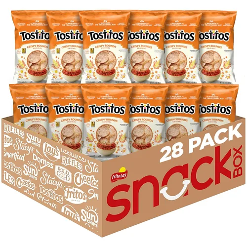 Miniatura 12 de Tostitos Chips de tortilla Rounds del tamaño de un bocado, bolsas de 1 onza (paquete de 40)