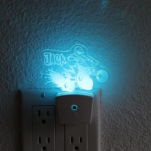 Miniatura 8 de Luz nocturna personalizada, luz nocturna de camión volquete, habitación de niño, luz nocturna personalizada, decoración de dormitorio infantil