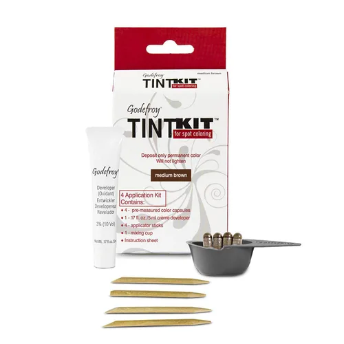 Miniatura 7 de Kit profesional de coloración de cabello, marrón oscuro, 4 aplicaciones
