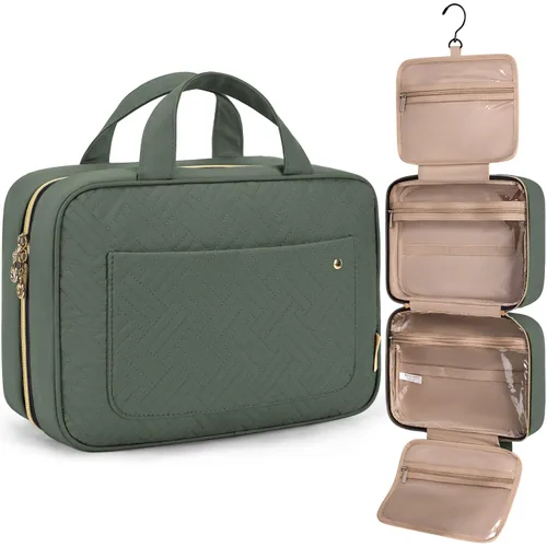 Miniatura 11 de Bolsa de viaje con gancho para colgar, resistente al agua, organizador de cosméticos, bolsa de viaje para accesorios, champú, contenedor