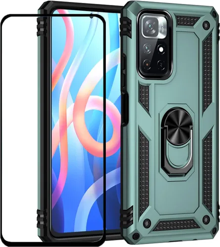 Miniatura 107 de Funda para Xiaomi redmi Note 12 Pro Plus 5G con protector de pantalla, soporte delgado protección militar a prueba de golpes Armor Defender Funda