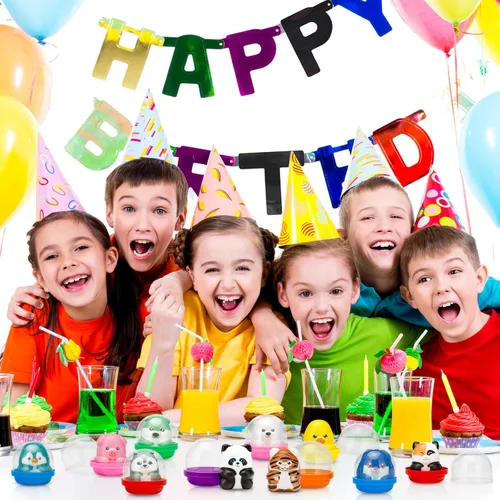 Miniatura 7 de 30 paquetes de recuerdos de fiesta Squishies de alivio de estrés de elevación lenta para niños, relleno de bolsa de regalo de cumpleaños, juguetes