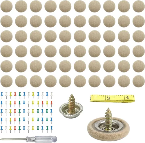 Dickno 60 piezas de kit de reparación para techo de coche, remaches de presión para techo de coche con herramienta de instalación, hebilla de