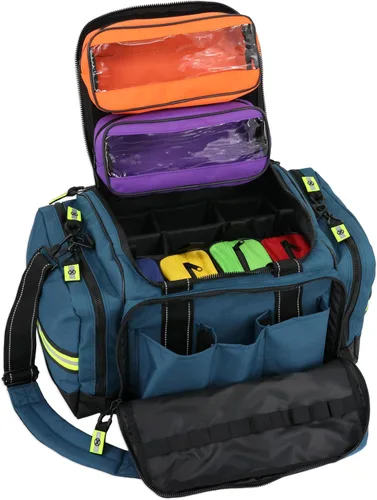 Lightning X Bolsa modular grande para EMT de primeros auxilios de trauma para médicos de emergencia intermediarios Azul