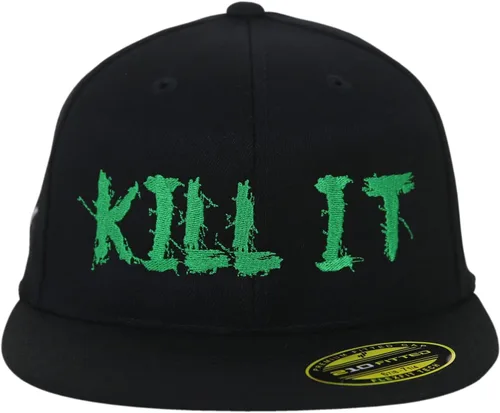 5% Nutrition Gorra de camionero Flexfit Snapback negra y roja para hombres y mujeres