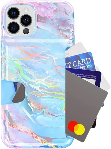 Miniatura 8 de VELVET CAVIAR Funda tipo cartera compatible con iPhone 13 Pro Max para mujer, tarjetero de crédito, diseño delgado y protector