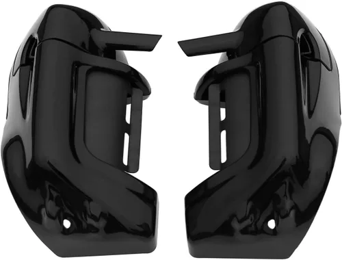 Miniatura 3 de TCT-MOTORPARTS Carenados de pierna ventilada inferior de 6.5 pulgadas, rejillas de altavoz para Harley Davidson Touring Road Street Electra Glide