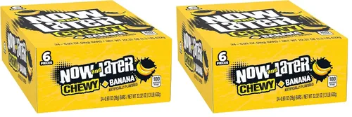 Miniatura 6 de Caramelo masticable original Now & Later, sabor manzana, barra de 0,93 onzas, paquete de 24