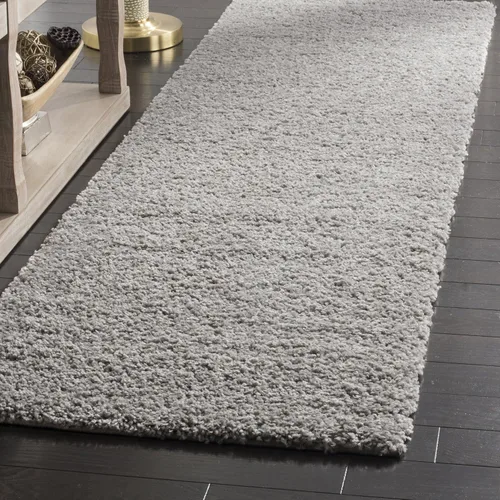 Miniatura 17 de SAFAVIEH Arizona Shag Collection ASG820A - Alfombra de pasillo, 2 pies 3 pulgadas x 6 pies, color crema, diseño sólido, no desprende pelusa y fácil