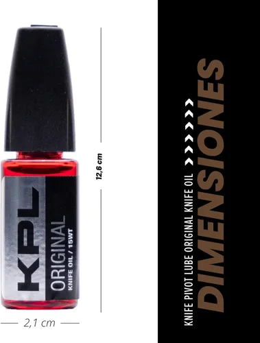 Miniatura 4 de Lubricante de pivote para cuchillo – Aceite original para cuchillas – Aceite sintético de rectificado para navaja de bolsillo – Lubricante de KPL