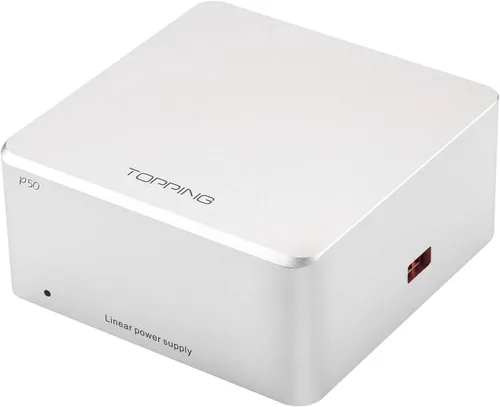 Miniatura 8 de Topping Fuente de alimentación lineal P50 - 5V 1A y 15V 1A de ruido ultra bajo para audio HiFi Topping D50III/DX3 Pro+/E50/A50III Negro