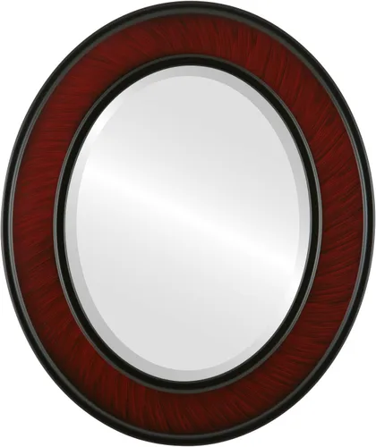 Miniatura 22 de ovalandroundmirrors. com Oval Espejo biselado en un estilo Montreal champaña Oro marco