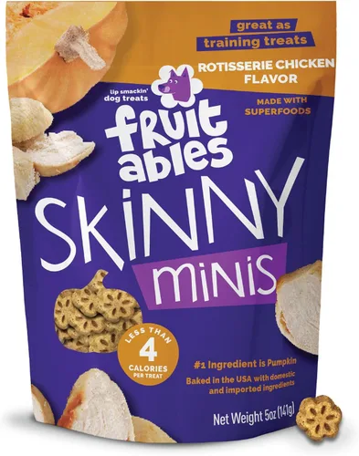 Miniatura 21 de Fruitables Skinny Mini golosinas para perros, golosinas saludables de batata para perros, bajas en calorías y deliciosas, para entrenamiento