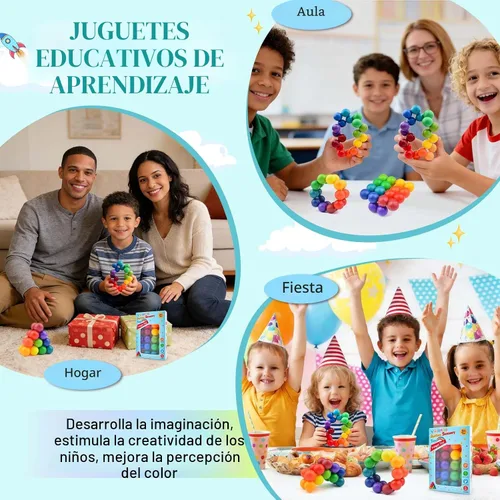 Miniatura 5 de Yrissmiss Juguetes Sensoriales de Autismo para Niños Autistas, Juguetes Fidget para Adultos y Niños, Juguete de Autismo para Niños Pequeños de 3-4