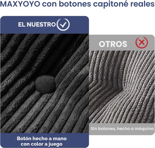 Miniatura 5 de MAXYOYO Sofá cama plegable, silla convertible con almohada, sofá plegable con soporte para la espalda, silla plegable portátil para cama, cómodo