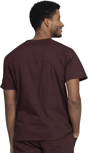 Miniatura 20 de Cherokee WW Professionals WW695 - Camisa de uniforme sanitario para hombre, con cuello en V