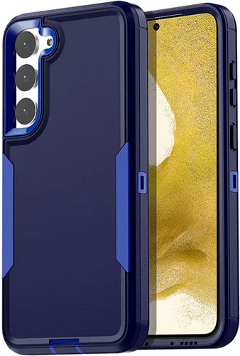 Miniatura 9 de AICase Funda para Samsung Galaxy S22, soporte magnético para automóvil, resistente de 2 capas, duradero, protección de grado militar, a prueba