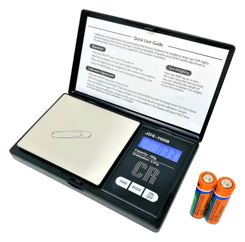 Miniatura 3 de CR Scale - Báscula digital prémium para alimentos, 3.53 oz por 0.00 oz, negro, portátil (JDS-100B)