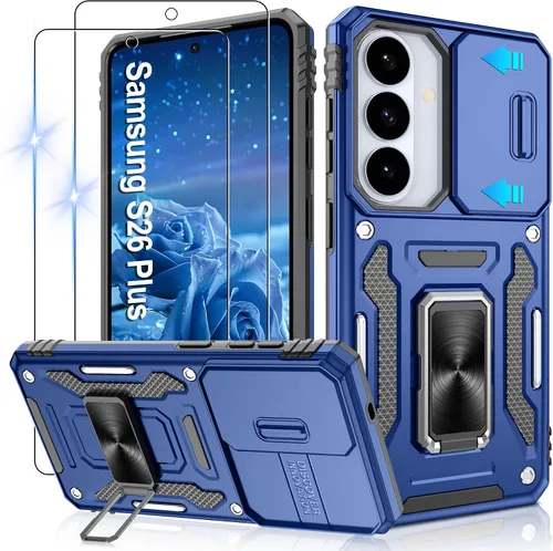 Miniatura 124 de Gritup para Samsung Galaxy S22 Funda con protectores de pantalla HD de 2 paquetes y cubierta deslizante para la cámara, protección contra caídas