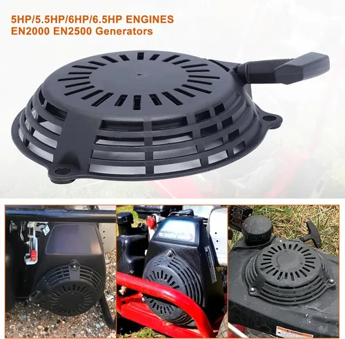Miniatura 4 de Hipa GCV160 Conjunto de arranque de retroceso compatible con Honda GCV 160 GCV135 EN2000 HRU19 GC135 GC160 EN2000 motor generador cortacésped