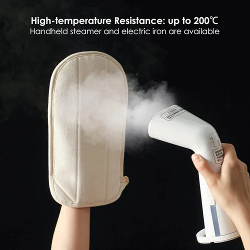 Miniatura 4 de SHIMOYAMA Guante de vapor para ropa, 1 paquete, guante de planchado, guante antivapor grande, guante resistente al calor, accesorios de vapor