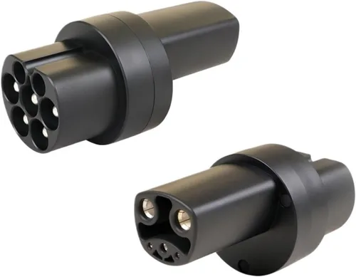 Chiefleed Type2 a NACS, compatible con adaptador Tesla tipo 2 convertidor de cargador de CA para automóvil eléctrico de Estados Unidos con toma de