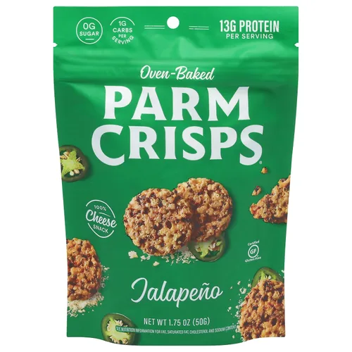 Miniatura 7 de ParmCrisps - Galletas crujientes de queso cheddar, hechas simplemente con queso 100% REAL Snacks keto saludables, bajos en carbohidratos, altos