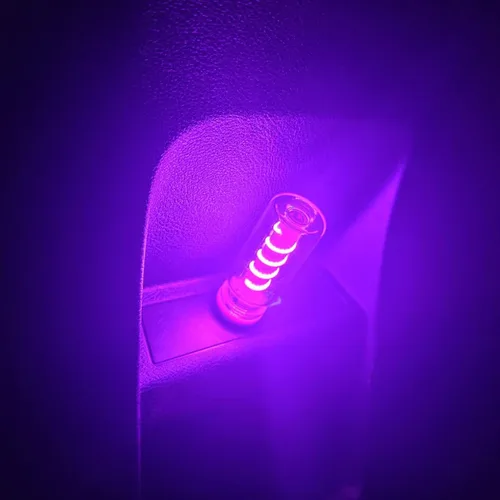 Luz nocturna USB para automóvil, bombilla LED regulable al tacto, iluminación ambiental interior del vehículo de estilo retro, mini lámparas