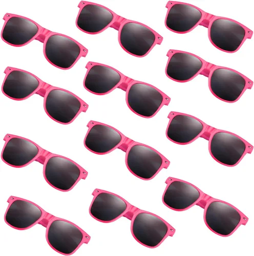 Miniatura 42 de FEPITO Paquete de 24 lentes de sol de fiesta a granel para regalos de fiesta de cumpleaños, rellenos de bolsas de golosinas para playa, piscina