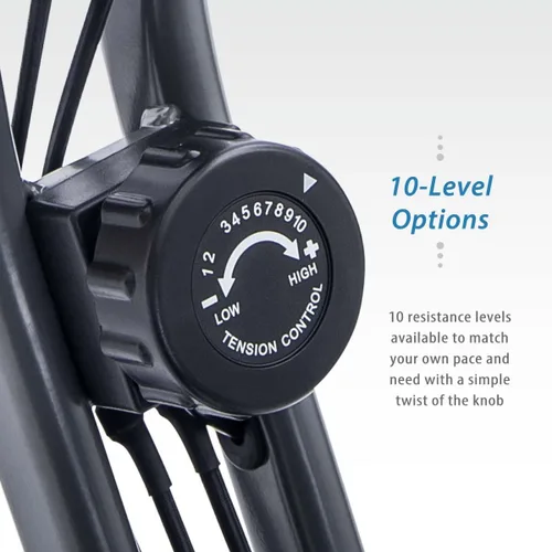 Miniatura 5 de Merax Bicicleta de entrenamiento para el hogar: bicicleta estática reclinada 2 en 1 y posiciones verticales de bicicleta de ciclismo para Azul