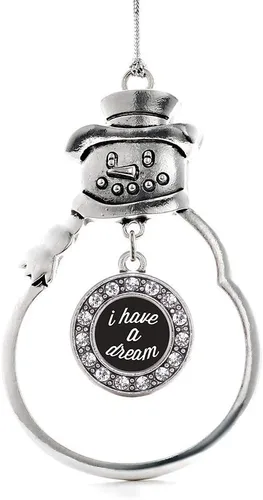 Miniatura 231 de Inspired Silver - Roller Queen - Adorno de Navidad plateado - Adorno circular para árbol de Navidad con circonita cúbica - Decoración colgante