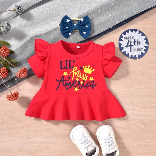 Miniatura 8 de Aalizzwell Conjunto de ropa de Pascua para bebés y niñas pequeñas