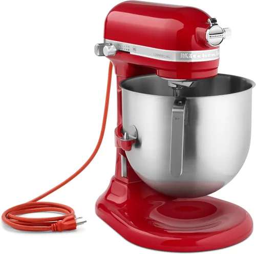 Miniatura 6 de KitchenAid NSF Certificado Serie Comercial 8-Qt Soporte Mezclador con Elevación de Tazón - KSM8990 Blanco