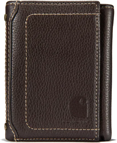 Miniatura 7 de Carhartt Carteras duraderas de tres pliegues, disponibles en estilos de cuero y lona