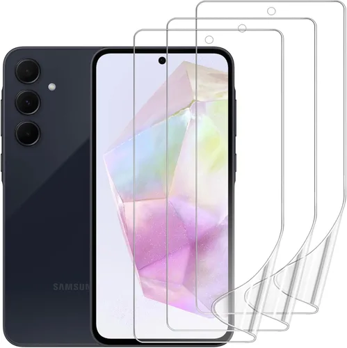 Miniatura 20 de Paquete de 3 protectores de pantalla compatibles con Samsung Galaxy S21 FE 5G de 6.4 pulgadas, película de hidrogel de TPU suave transparente HD