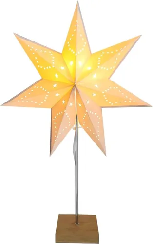Lámpara de mesita de noche de papel y cromado, lámpara de pie para decoración de habitación, farol, luz para mesita de noche, lámpara de escritorio,