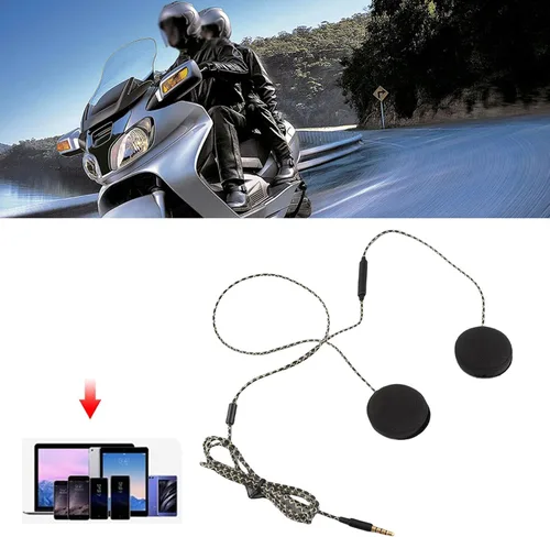 Miniatura 2 de Auriculares para motocicleta, casco deportivo al aire libre, auriculares de música, auriculares con cable para esquí, snowboard, ciclismo de montaña