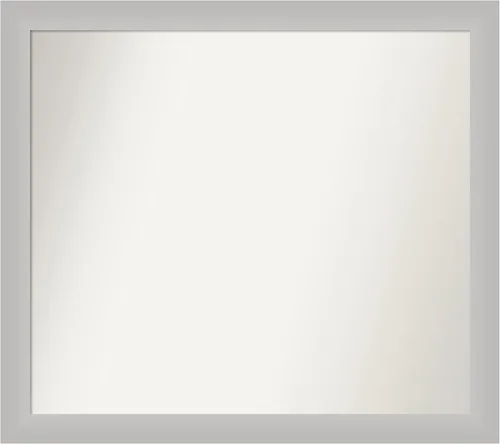 Miniatura 154 de Amanti Art Silver Bathroom Mirror for Over Sink, 24x49 Custom Made Marred Pewter Rectangle Vanity Mirror, Oversize Casual Wood Frame, Hangs Estaño