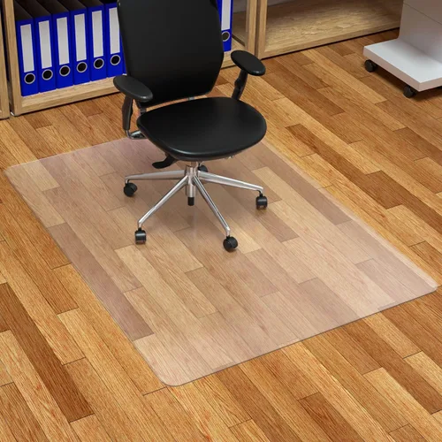 FuturHydro Tapete para silla de oficina para suelo de madera dura, 36 x 48 pulgadas, tapete transparente para silla de computadora, tapete de (Hard
