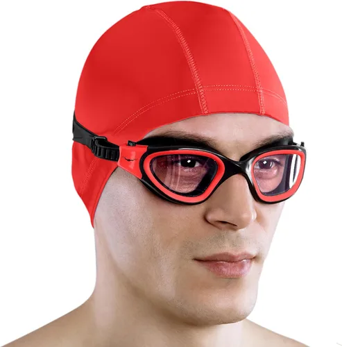 Miniatura 12 de AqtivAqua DX - Gafas de natación con visión amplia para adultos, hombres y mujeres, antiempañamiento y sin fugas